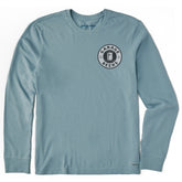 Men's Garage Beers Stamp Long Sleeve Crusher Tee