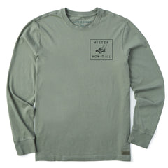 Men's Mister Mow-it-All Long Sleeve Crusher Tee