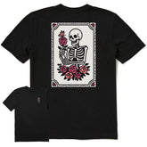 Men's Skeleton Portrait Short Sleeve Crusher Tee