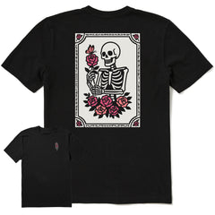 Men's Skeleton Portrait Short Sleeve Crusher Tee