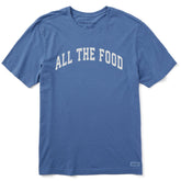 Men's All the Food Arch Short Sleeve Crusher Tee