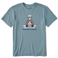 Men's Rolling in Dough Jake Short Sleeve Crusher Tee