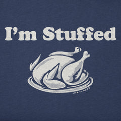 Kids I'm Stuffed Long Sleeve Crusher Tee