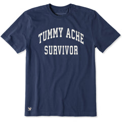 Men's Tummy Ache Survivor Arch Short Sleeve Crusher Tee