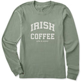 Women's Irish Coffee Arch Long Sleeve Crusher Tee
