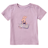 Toddler Bunny Baking Short Sleeve Crusher Tee