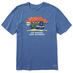Men's Jake & Rocket 4x4 Not Working Short Sleeve Crusher Tee