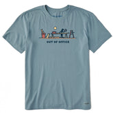 Men's J & R Woodwork Vista Out of Office Short Sleeve Crusher Tee