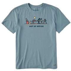 Men's J & R Woodwork Vista Out of Office Short Sleeve Crusher Tee