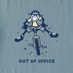 Men's Jake Mountain Bike Out of Office Short Sleeve Crusher Tee