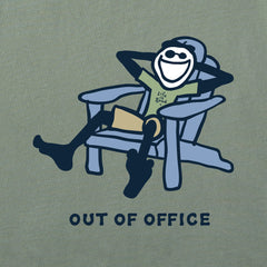 Men's Jake Adirondack Out of Office Short Sleeve Crusher Tee