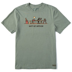 Men's J & R Woodwork Vista Out of Office Short Sleeve Crusher Tee