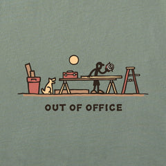 Men's J & R Woodwork Vista Out of Office Short Sleeve Crusher Tee