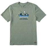 Men's Jake Fishing Not Working Short Sleeve Crusher Tee