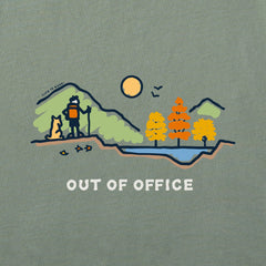 Men's Jake Fall Vista Out of Office Short Sleeve Crusher Tee