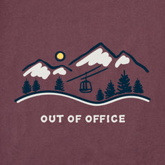 Men's Ski Lift Vista Out of Office Short Sleeve Crusher Tee