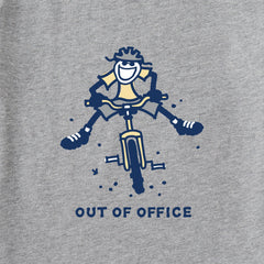 Men's Jake Mountain Bike Out of Office Short Sleeve Crusher Tee