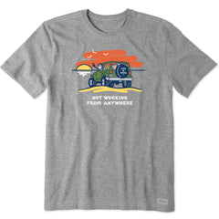 Men's Jake & Rocket 4x4 Not Working Short Sleeve Crusher Tee