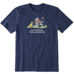 Men's Jake and Rocket Coffee Not Working Short Sleeve Crusher Tee