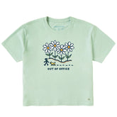 Women's Daisy Hike Out of Office Short Sleeve Crusher Boxy Tee
