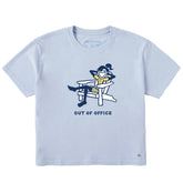 Women's Jackie Adirondack Out of Office Short Sleeve Crusher Boxy Tee