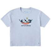 Women's Jackie Hammock Out of Office Short Sleeve Crusher Boxy Tee