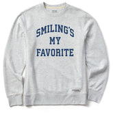 Men's Smiling's My Favorite Arch Simply True Fleece Crew