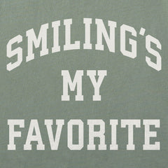 Men's Smiling's My Favorite Arch Short Sleeve Crusher Tee