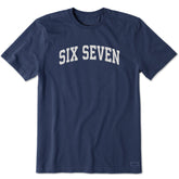 Men's Six Seven Arch Short Sleeve Crusher Tee