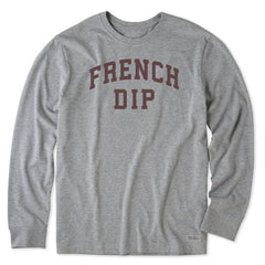 Men's French Dip Arch Long Sleeve Crusher Tee