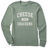Women's Cheese and Crackers Arch Long Sleeve Crusher Tee