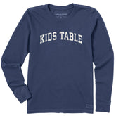 Women's Kids Table Arch Long Sleeve Crusher Tee