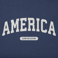 Women's America Arch Long Sleeve Crusher Tee