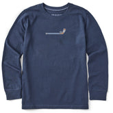 Kids Hockey Stick Long Sleeve Crusher Tee