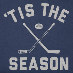 Toddler Tis the Season Hockey Short Sleeve Crusher Tee