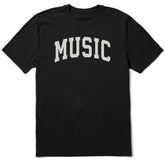 Men's Music Arch Short Sleeve Crusher Tee