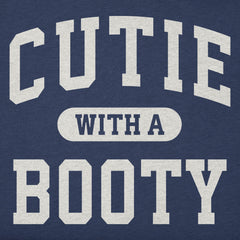 Women's Cutie with a Booty Arch Short Sleeve Crusher Tee
