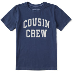 Kids Cousin Crew Arch Short Sleeve Crusher Tee