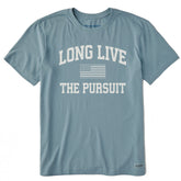 Men's Long Live the Pursuit Arch Short Sleeve Crusher Tee