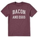Men's Bacon and Eggs Arch Short Sleeve Crusher Tee