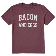 Men's Bacon and Eggs Arch Short Sleeve Crusher Tee