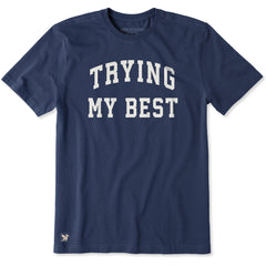 Men's Trying My Best Arch Short Sleeve Crusher Tee