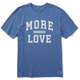 Men's More Love Arch Short Sleeve Crusher Tee
