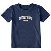 Toddler Night Owl Arch Short Sleeve Crusher Tee