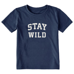 Toddler Stay Wild Arch Short Sleeve Crusher Tee
