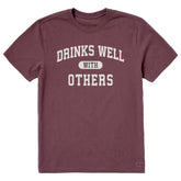 Men's Drinks Well with Others Arch Short Sleeve Crusher Tee