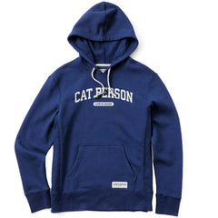Women's A Cat Person Arch Simply True Fleece Hoodie