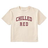 Women's Chilled Red Arch Short Sleeve Crusher Boxy Tee