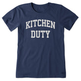 Women's Kitchen Duty Arch Short Sleeve Crusher Tee