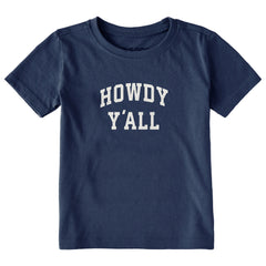 Toddler Howdy Y'all Arch Short Sleeve Crusher Tee
